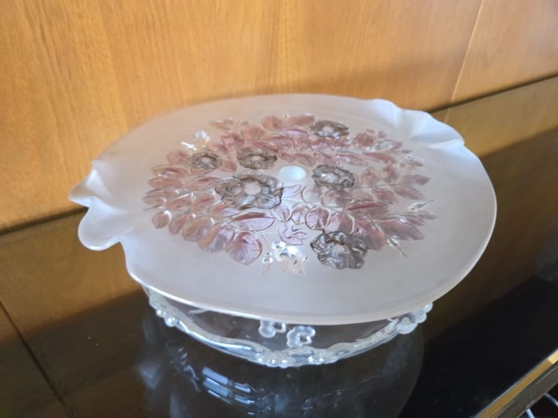 Par de bandejas en cristal para decoración - imagen 2