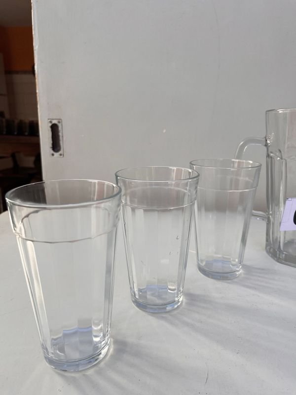 JARRA C/ 6 VASOS VIDRIO - Venta de vidrio de calidad - imagen 3