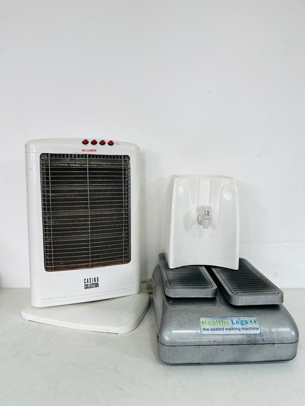 Estufa Eléctrica, Masajeador de Pies y Dispensador de Agua - imagen 1