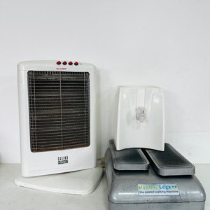 Lote siguiente: Estufa Eléctrica, Masajeador de Pies y Dispensador de Agua
