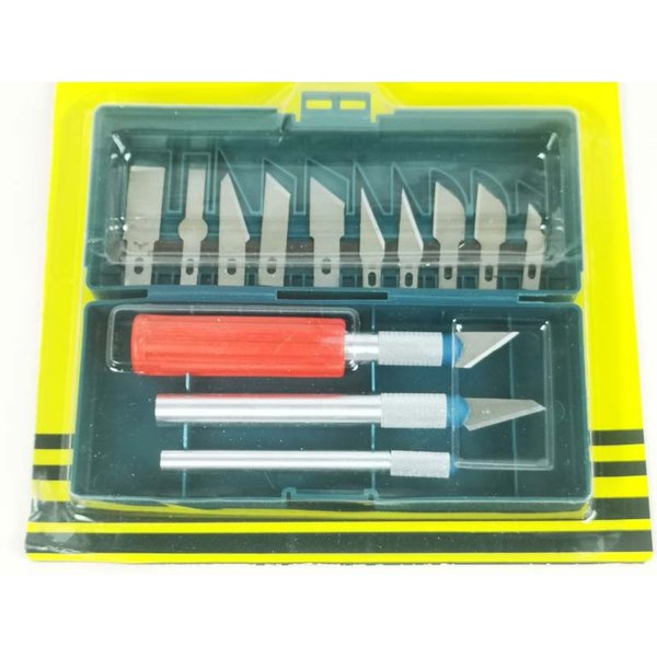 Set de Bisturí y Trinchetas con 13 Cuchillas Intercambiables