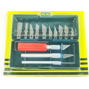Lote siguiente: Set de Bisturí y Trinchetas con 13 Cuchillas Intercambiables