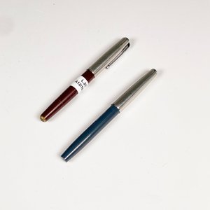 Dos Lapiceras Parker Pluma Vintage - imagen 2
