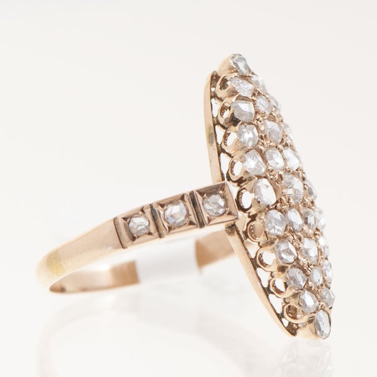 Anillo de Oro con Diamantes - imagen 2