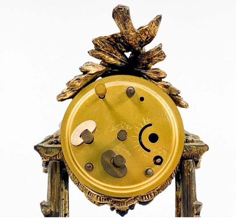Reloj de sobremesa principios siglo XX Made in Germany - imagen 4