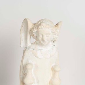 Escultura de Ángel, Réplica Evard de Orleans, Estilo Siglo XIV - imagen 2