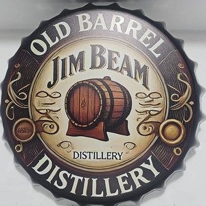 Cartel Decorativo Chapa "Jim Beam Distillery" - imagen 2