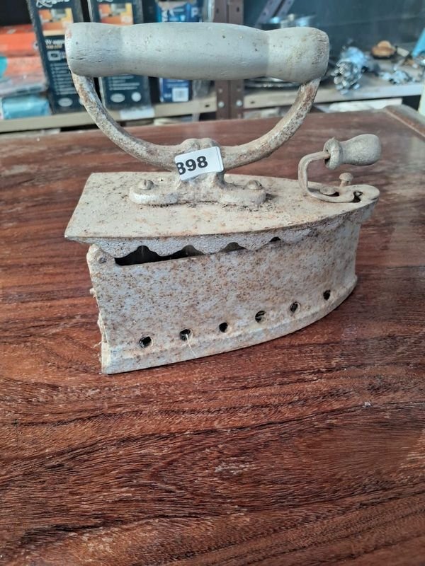 Plancha antigua a carbón para la venta - imagen 4