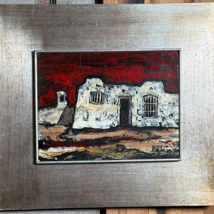 Lote siguiente: Pintura "Casa Colonial" de Héctor Brum, Acrílico sobre Fibra