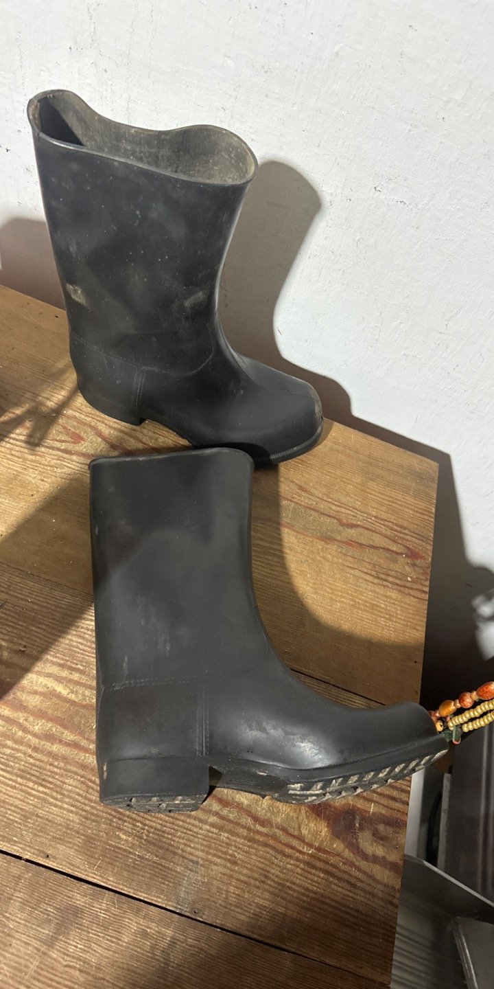 Botas de Goma Negras Talle 43-44