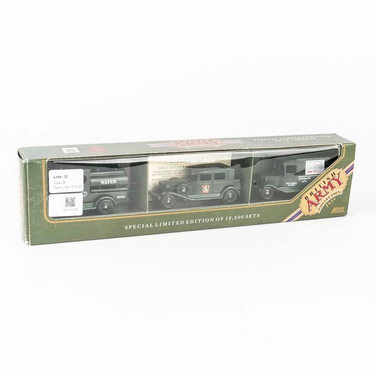 Set 3 Vehículos Militares British Army 1939 Edición Limitada Colección