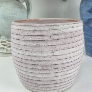 Lámpara de Mesa con Base Ánfora Azul y Jarrón con Delfines - imagen 2