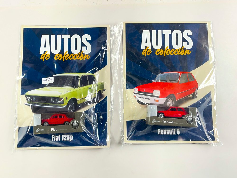 Dos Autos a Escala 1/60: Fiat 125p y Renault 5