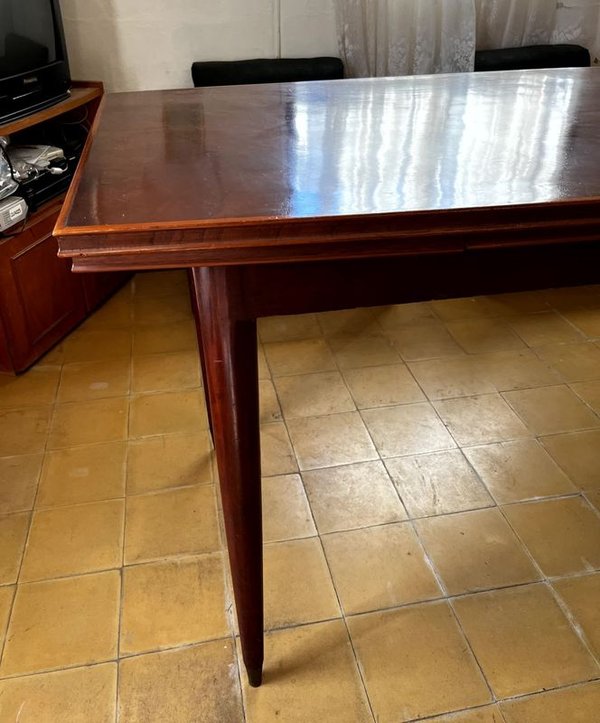 Juego de Comedor con Mesa Extensible y Seis Sillas de Madera - imagen 4