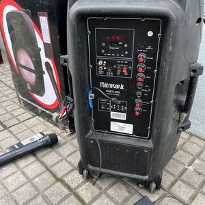 Parlante Activo Microsonic 12" con Micrófono y Control Remoto - imagen 7