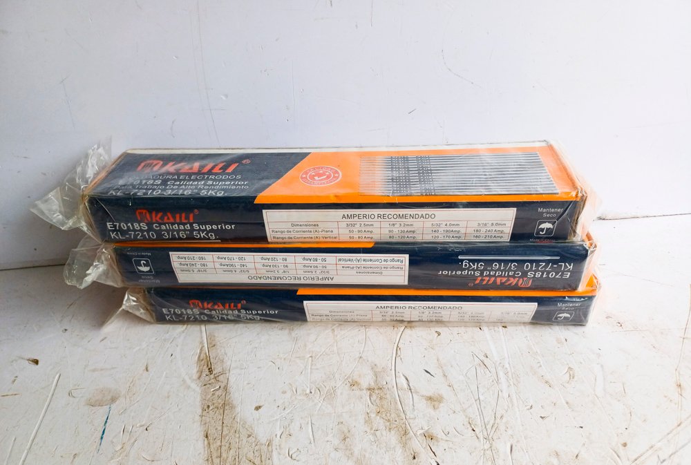 Electrodos de Soldadura Kaili E7018S KL-7210 3/16" Calidad Superior (15 Kg)