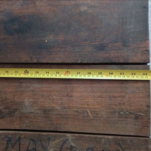 Baúl Antiguo de Madera con Tapa Abatible y Compartimientos - imagen 5