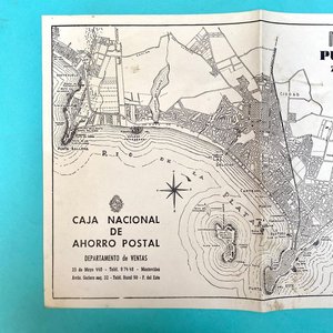 Mapa de Maldonado y Punta del Este de la Caja Postal de Ahorro - imagen 3