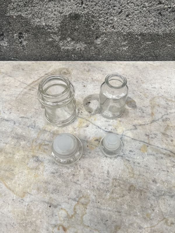 Jarras de vidrio transparente para almacenamiento - imagen 3