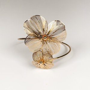 Lote anterior: Pulsera de Brazo Fantasía con Flores Doradas