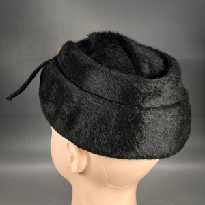 Sombrero Vintage Negro de Felpa "Liliana" para Dama - imagen 4