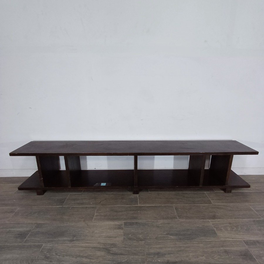 Lote siguiente: Rack de madera maciza con 6 divisiones
