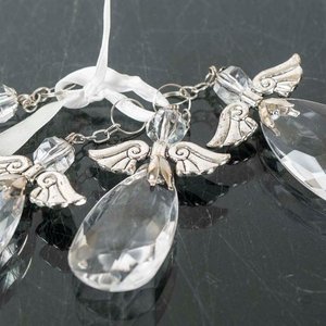 Colgantes de Angelitos de Vidrio Transparente - imagen 2