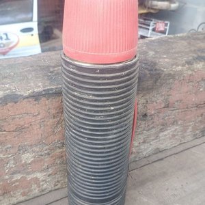 Antiguo Termo Coter con Tapón Cebador de Cabeza de Caballo - imagen 3