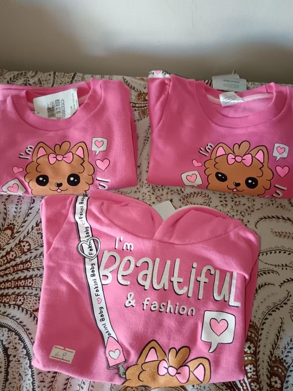 Lote de ropa para bebé con capucha y calzas de felpa - imagen 2