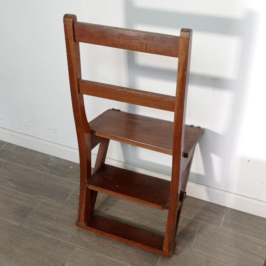 Silla escalera de madera en buen estado - imagen 6