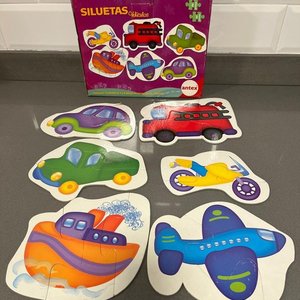 Pack de 4 Puzzles Infantiles de Animales y Vehículos - imagen 2