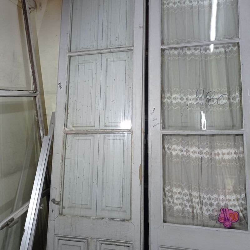 Puertas de pinotea sin marco para decoración - imagen 6