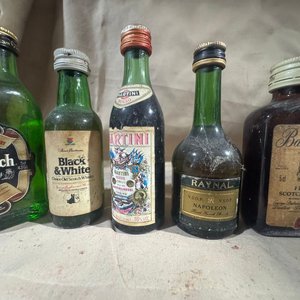 Lote de Botellas Miniatura de Licores Varios Selladas - imagen 1