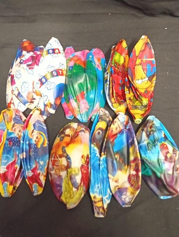 Pelotas Inflables de Goma con Diseños Infantiles Variados
