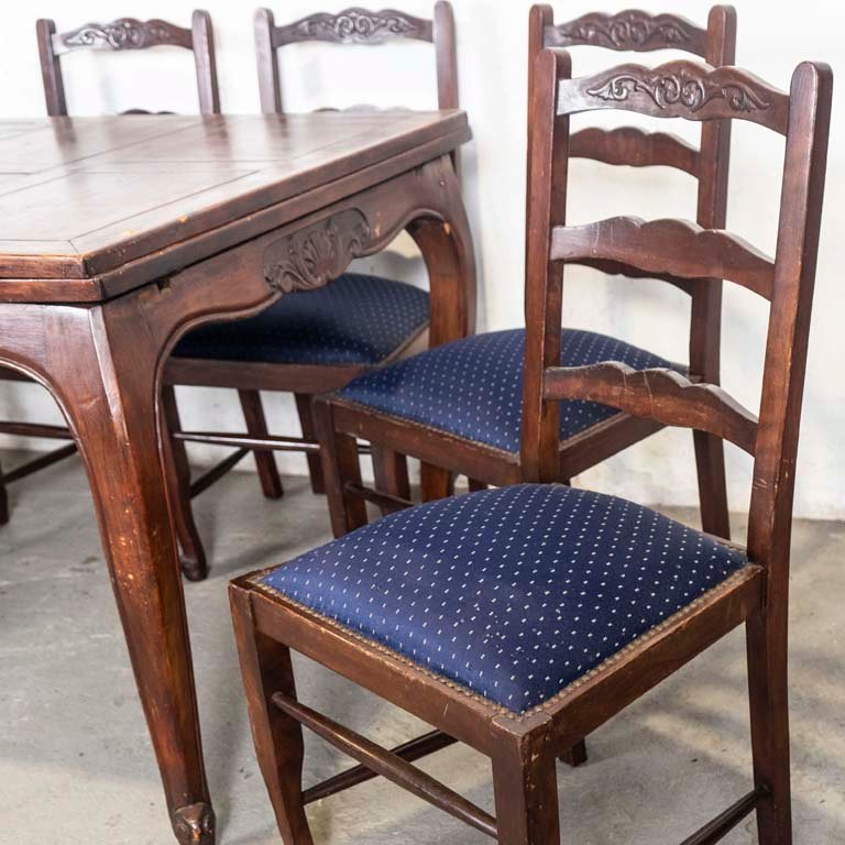 Mesa de comedor provenzal y sillas para sala - imagen 2