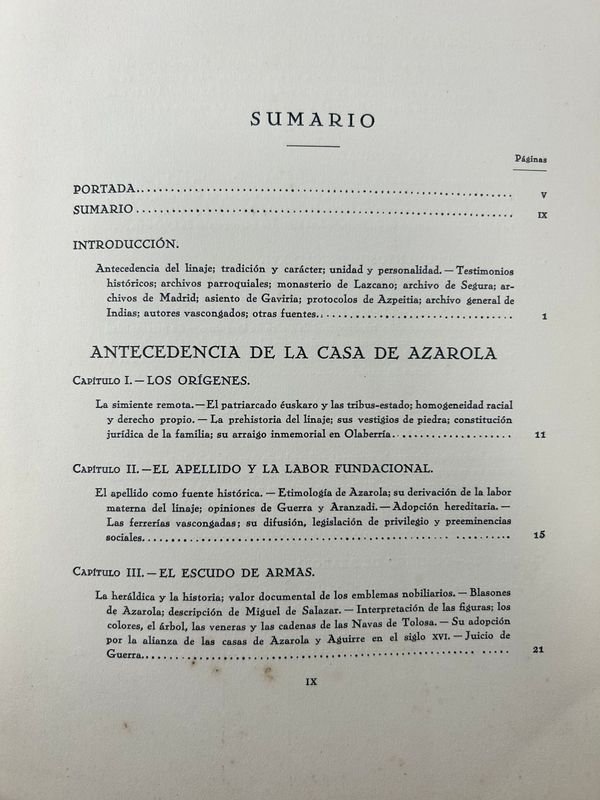 Libro genealogía historia familiar Azarola crónica del linaje - imagen 3