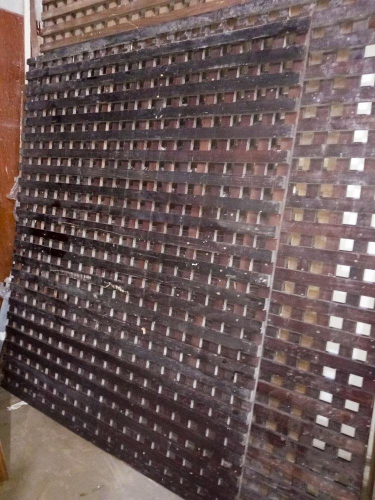 Cinco Rejillas de Madera Pino para Construcción o Decoración