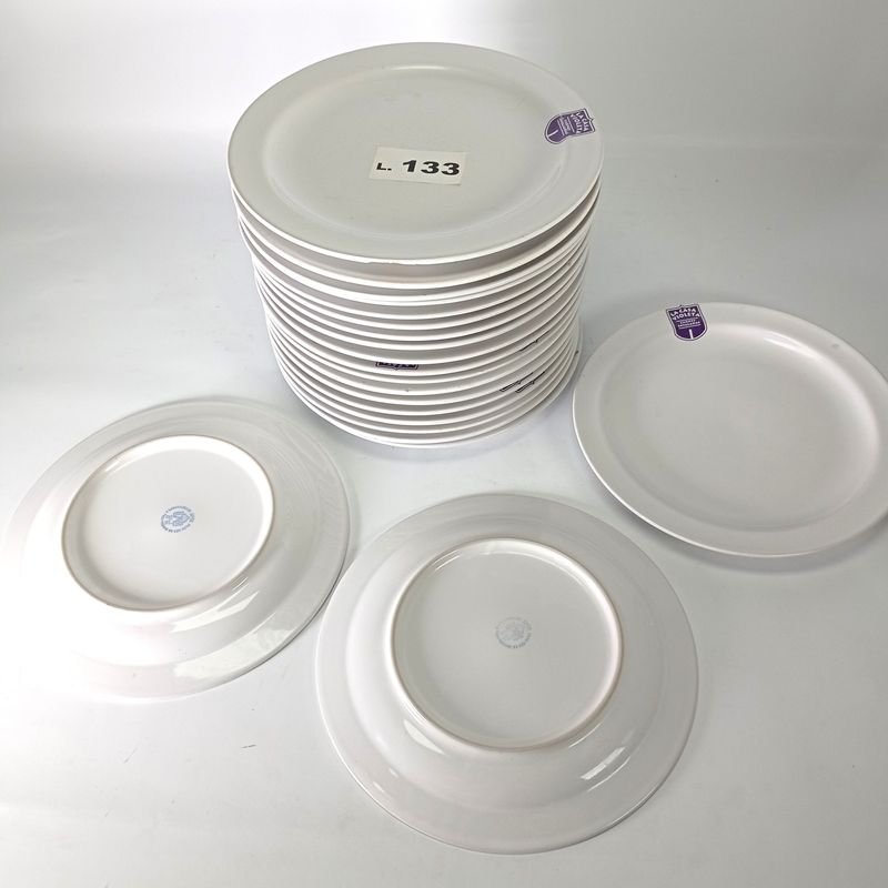 Platos de porcelana Olmos con publicidad de La Casa Violeta - imagen 2