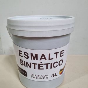 Lote siguiente: Esmalte Sintético Negro 4 Litros - Pintura para Proyectos