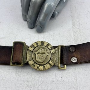 Cinturón de Cuero con Hebilla de Bronce "Rolling Stones" - imagen 2