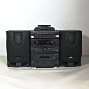 Equipo de Audio Philips FW650C Mini Hi-Fi System con Doble Casetera y Parlantes - imagen 1