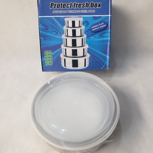 Lote siguiente: Set de 5 Tupper Contenedores Acero Inoxidable Protect Fresh Box
