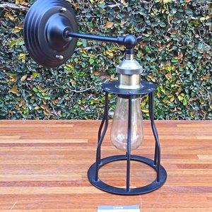 Lote anterior: Aplique de Techo Diseño Jaula Industrial Negro y Bronce