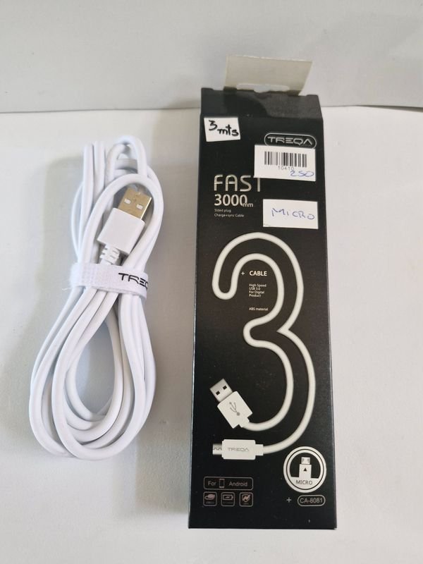 Lote siguiente: Cable para Teléfono con Conector Micro USB y Capacidad de Carga Rápida