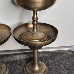 Set de 5 Copas de Metal Estilo Vintage, 3 Selladas - imagen 3