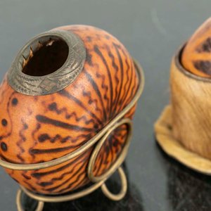 Set de 2 Mates Galleta con Virola de Platería - imagen 2