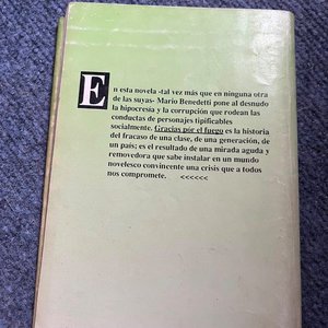 Obras Fundamentales de Mario Benedetti: Gracias por el Fuego (Tercera Parte) - imagen 2