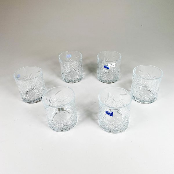 Seis vasos de whisky cristal hialinos para coctelería - imagen 1