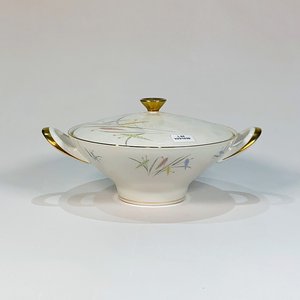 Guisera de Porcelana Edelstein Bavaria Blanca con Hojas y Espigas - imagen 1