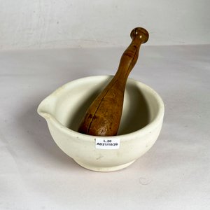 Lote siguiente: Antiguo Mortero de Farmacia con Mano de Madera